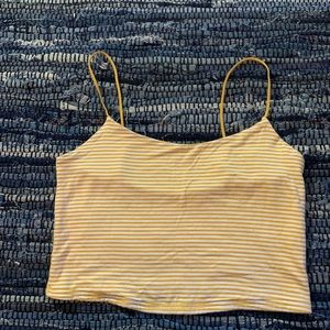 Yellow Crop Top
